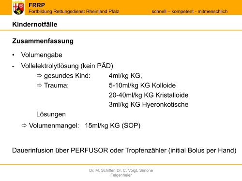 Kindernotfälle im Rettungsdienst