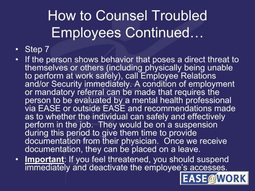 Tackling Troubling Employee Behavior