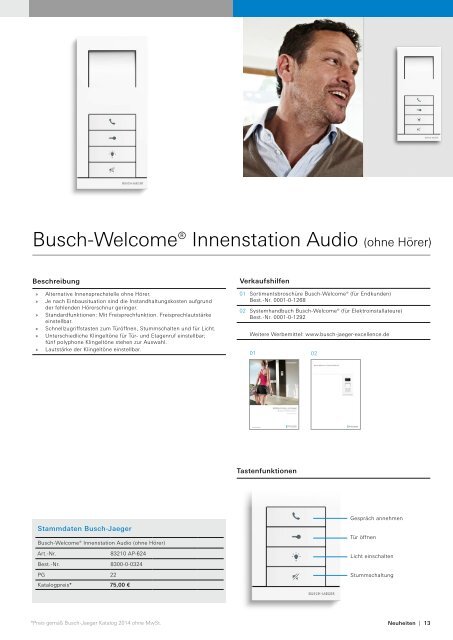 Broschüre downloaden - Busch-Jaeger Elektro GmbH