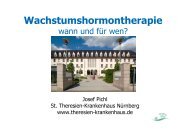 Wachstumshormontherapie