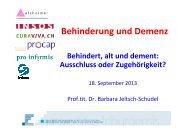 Präsentation Prof. tit. Dr. Barbara Jeltsch, Universität Freiburg ... - Insos