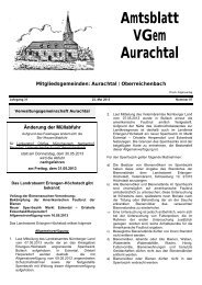 Amtsblatt - 23.05.2013 - Nr. 07 - Aurachtal