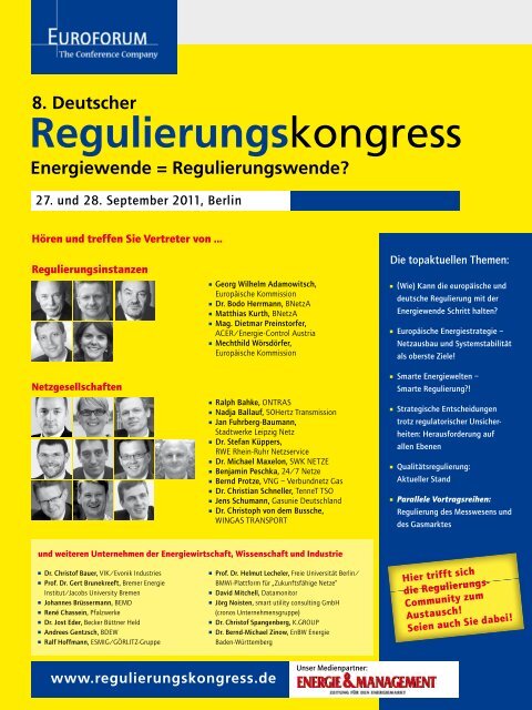 Regulierungskongress - IIR Deutschland GmbH