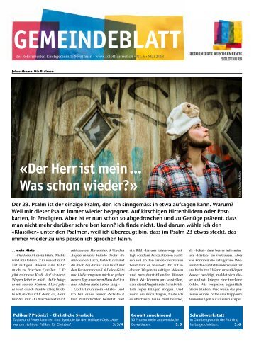 Gemeindeblatt - Reformierte Kirchgemeinde Solothurn