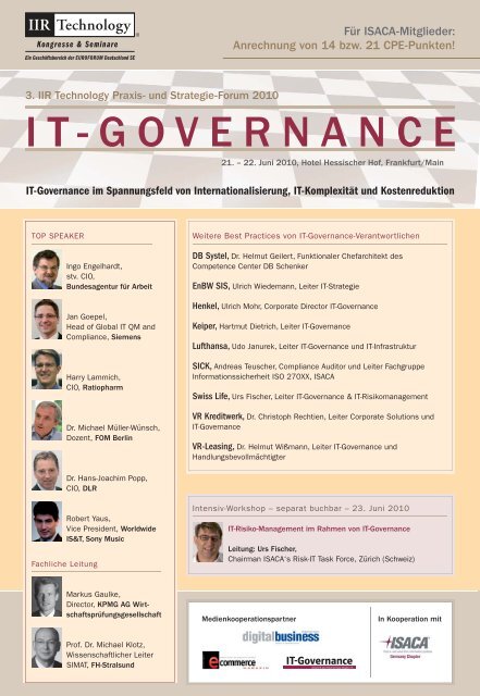 IT-GOVERNANCE - IIR Deutschland GmbH