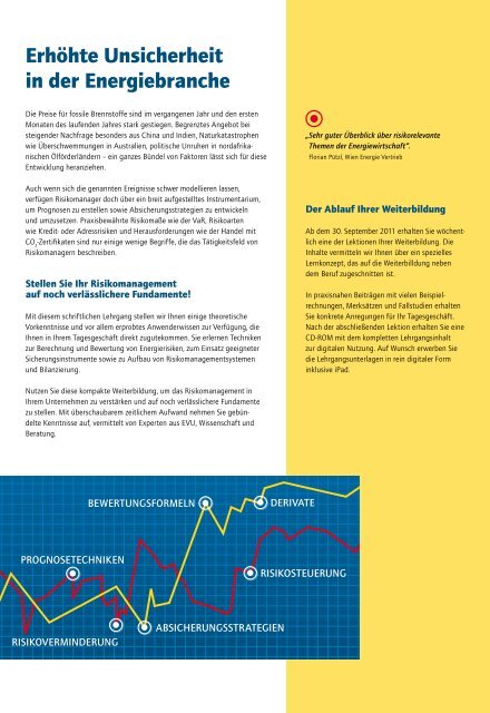 Risikomanagement in der Energiewirtschaft - IIR Deutschland GmbH