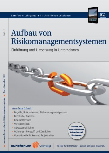 Aufbau von Risikomanagementsystemen - IIR Deutschland GmbH