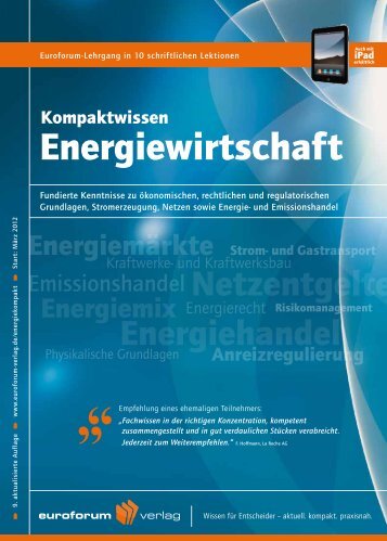 Energiewirtschaft - IIR Deutschland GmbH