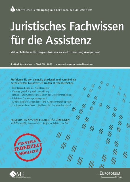 Juristisches Fachwissen für die Assistenz - IIR Deutschland GmbH