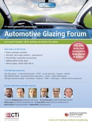 Automotive Glazing Forum - IIR Deutschland GmbH