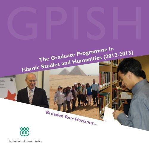 GPISH prospectus 2011_Layout 1.qxd - The Institute of Ismaili Studies