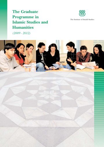 GPISH prospectus.qxp - The Institute of Ismaili Studies