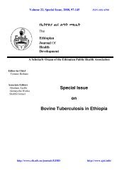 Bovine tb ethiopia ejhd special 2008