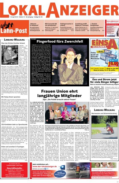 KW 15 | 10.04.2013 - Der Lokalanzeiger