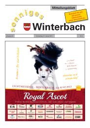 Mitteilungsblatt KW 5/2013 - Gemeinde Winterbach