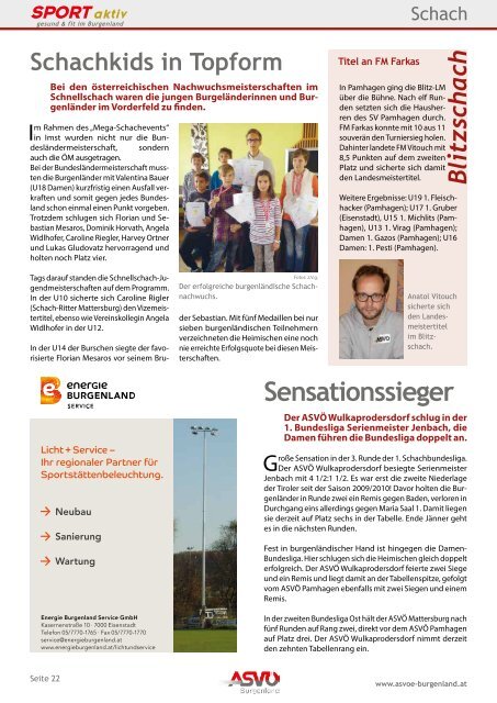 Ausgabe Dezember 2013 - ASVÖ Burgenland