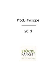 produktmappe 2013 web - Parkett-Holzfussböden-Stoeckl