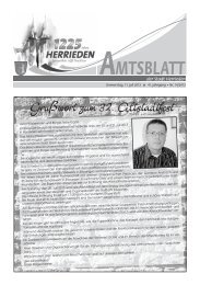 AMTSBLATT - Herrieden