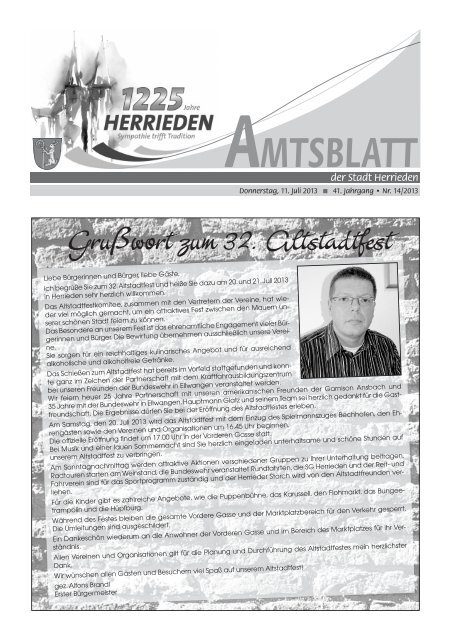 AMTSBLATT - Herrieden