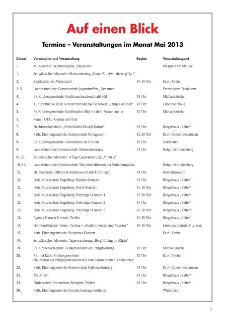 Mitteilungsblatt KW 17/2013 - Gemeinde Winterbach