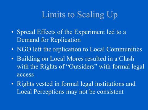 The Role of Formal and Informal Institutions in a Developing Country ...