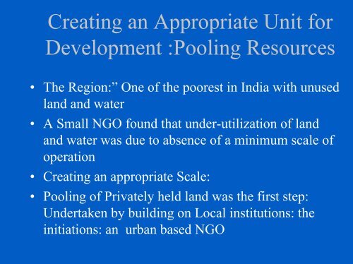 The Role of Formal and Informal Institutions in a Developing Country ...