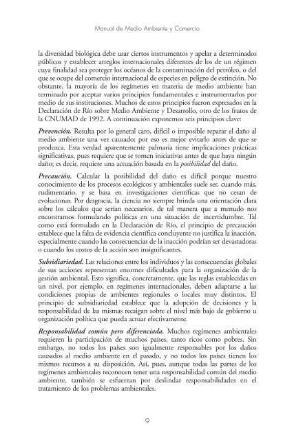 Manual de Medio Ambiente y Comercio - International Institute for ...