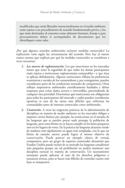 Manual de Medio Ambiente y Comercio - International Institute for ...