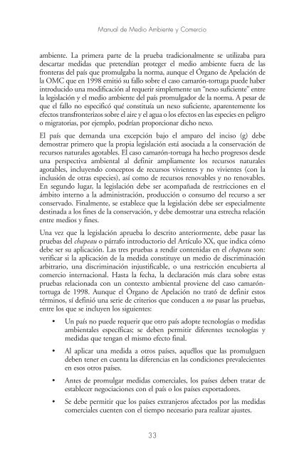 Manual de Medio Ambiente y Comercio - International Institute for ...