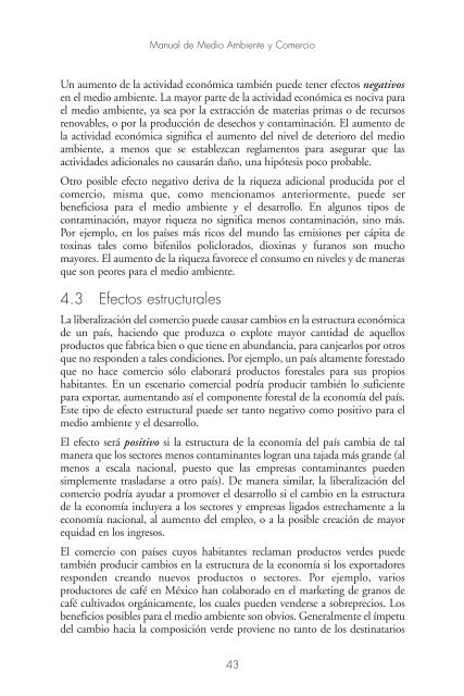 Manual de Medio Ambiente y Comercio - International Institute for ...