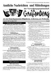 Ausgabe 45 06.11.2013 - Gräfenberg