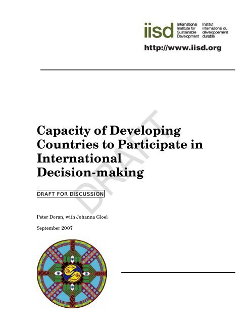 Capacity of Developing Countries to Participate in International ...