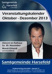 Download Veranstaltungskalender 2013 - Samtgemeinde Harsefeld