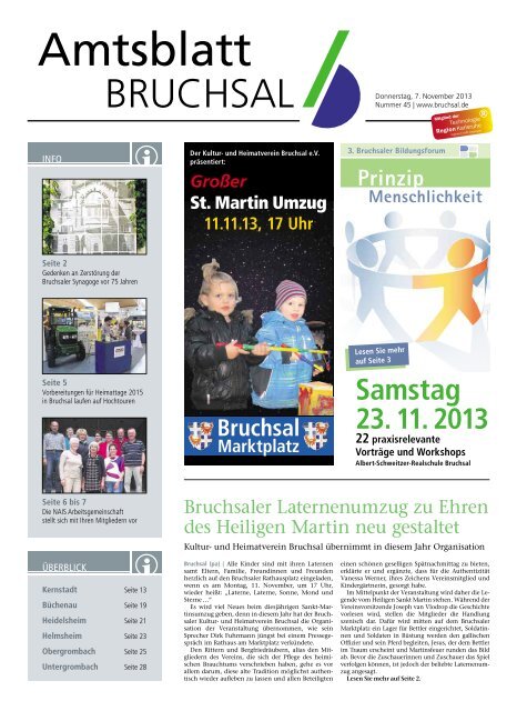 Amtsblatt KW 45/2013 - Bruchsal