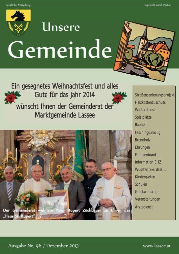 Ein gesegnetes Weihnachtsfest und alles Gute für das Jahr 2014 ...