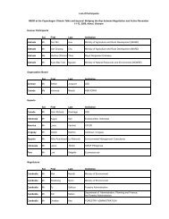 List of Participants - International Institute for Sustainable Development