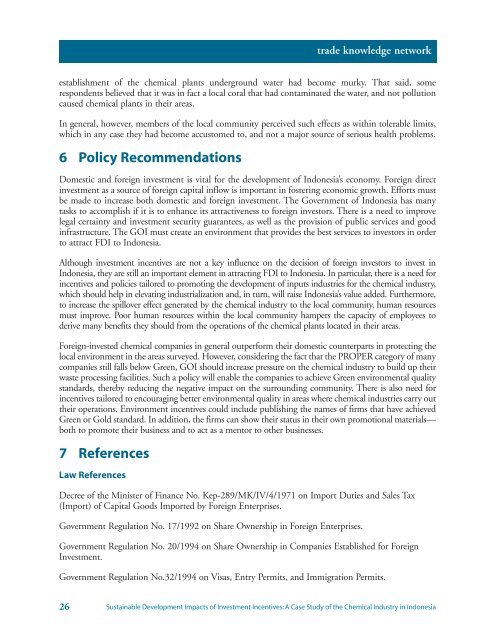 Sustainable Development Impacts of Investment Incentives: A Case ...