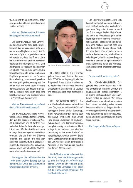 Ausgabe 01/2013 - Deutsche Flugsicherung GmbH