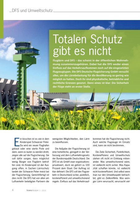 Ausgabe 01/2013 - Deutsche Flugsicherung GmbH