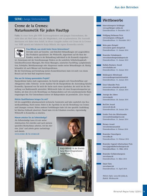 IHK Magazin Fulda 12/2013 - B4B MITTELHESSEN