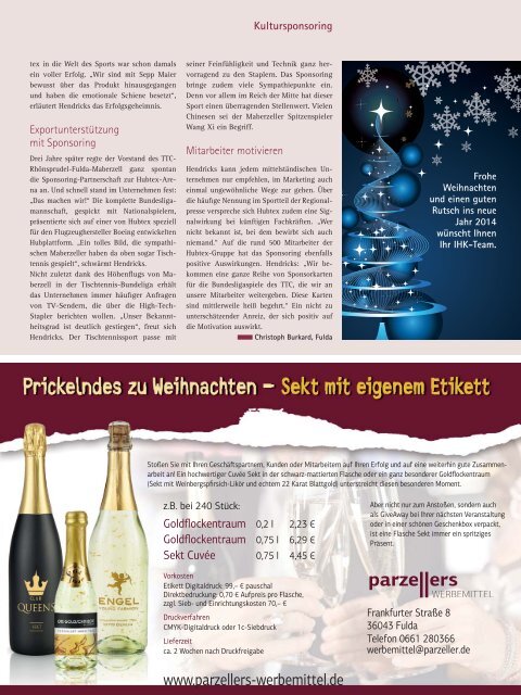 IHK Magazin Fulda 12/2013 - B4B MITTELHESSEN