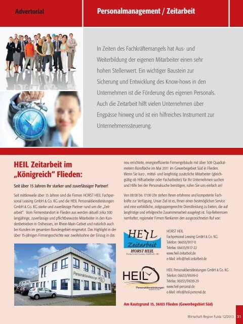 IHK Magazin Fulda 12/2013 - B4B MITTELHESSEN