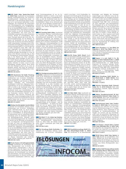 IHK Magazin Fulda 12/2013 - B4B MITTELHESSEN