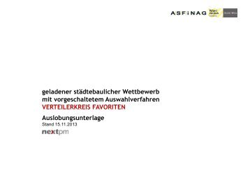 Auslobungsunterlagen (pdf, 941KB) - architekturwettbewerb