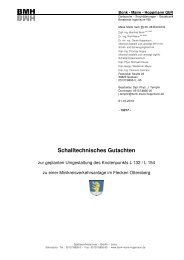 Schalltechnisches Gutachten - Flecken Ottersberg