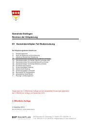 D1 Gemeinderichtplan Teil Bodennutzung - Gemeinde Düdingen