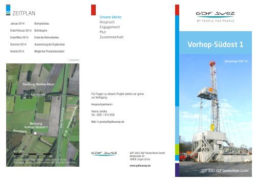 Explorationsbohrung Vorhop - GDF SUEZ E&P Deutschland GmbH