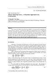 Master Sintering Curve â A Practical Approach to its ... - doiSerbia