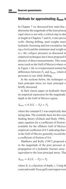 reservoir geomecanics