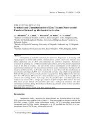 Synthesis and Characterization of Zinc Titanate Nano-crystal ...